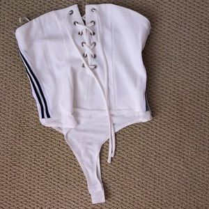 Lace up bodysuit
